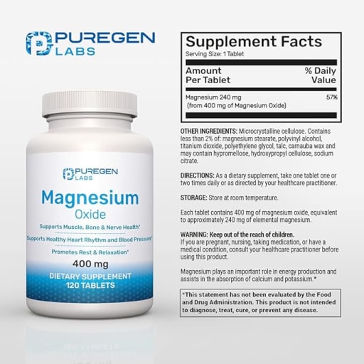 Magnesium Oxide 400mg