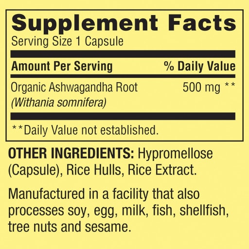 Ashwagandha Root Powder 500 mg