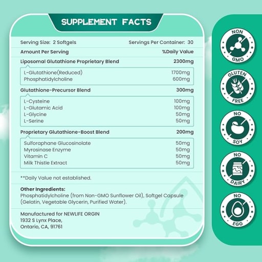 Liposomal Glutathione 2800mg
