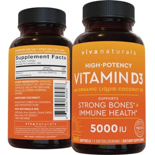 High-Potency Vitamin D3 5000 IU