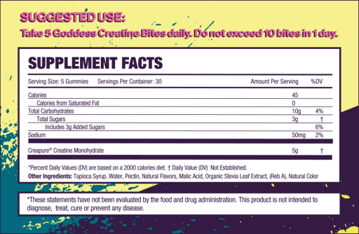 Goddess Creatine Bites