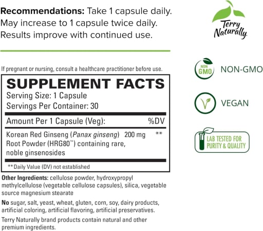HRG80 Red Ginseng Energy