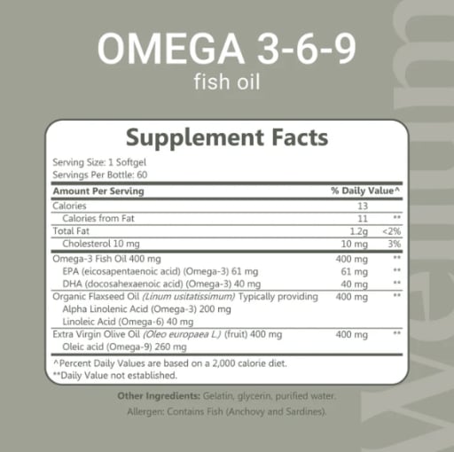 Omega 3-6-9 Fish Oil