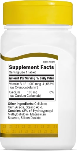 B-12 1000 mcg