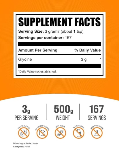 Glycine Powder 3000 mg