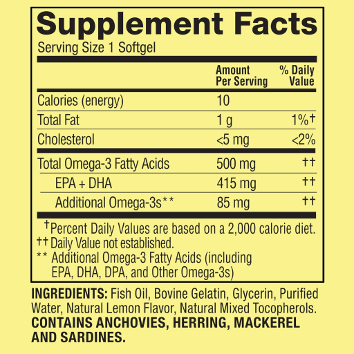 Omega-3 500 mg from Fish Oil