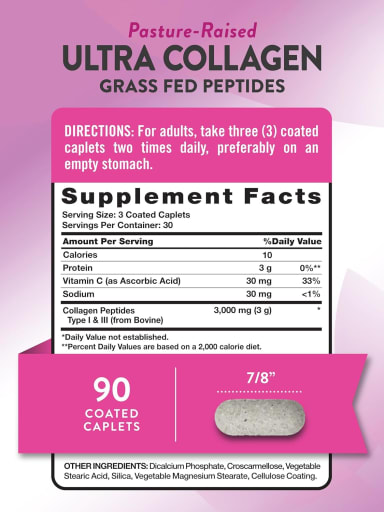 Ultra Collaged Grass Fed Peptides