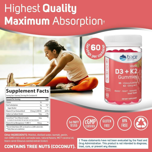 Vitamin D3 + K2 Gummies