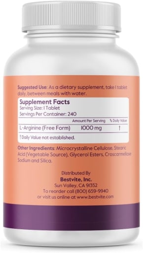 L-Arginine 1000mg