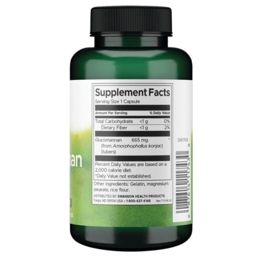 Glucomannan 665 mg
