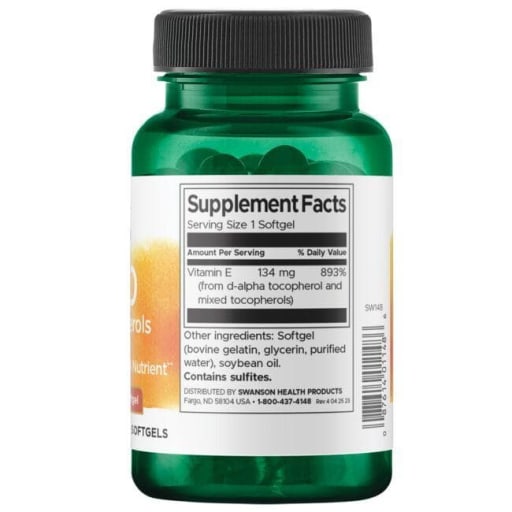 Vitamin E Mixed Tocopherols 200 IU (134 mg)