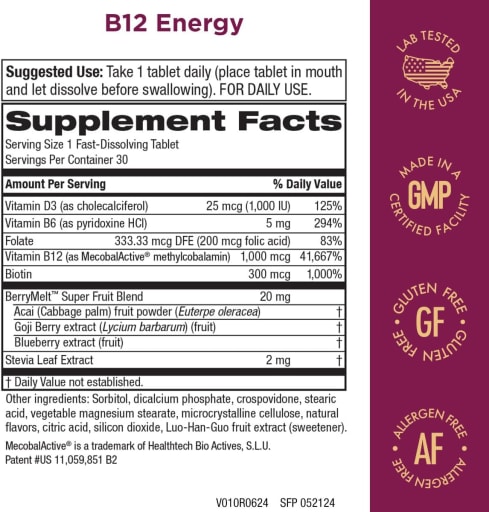 B-12 Energy Berry Lemonade Melt