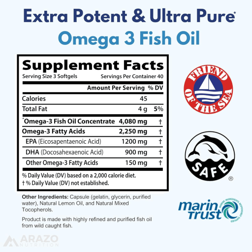 Omega 3 Fish Oil 4080 mg