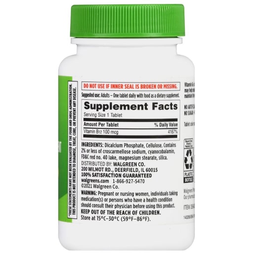 Vitamin B12 100 mcg
