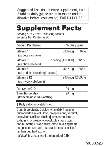 CoQ10 Daily Melt with Resveratrol