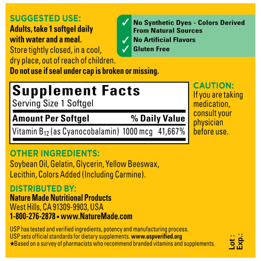 Vitamin B12 1000 mcg
