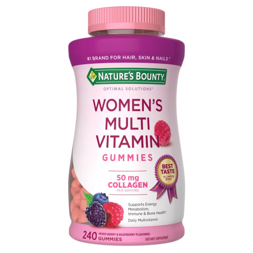 Women's Multivitamin Gummies with Collagen (Mixed Berry)