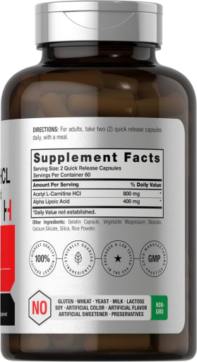 Acetyl L-Carnitine 1200 mg
