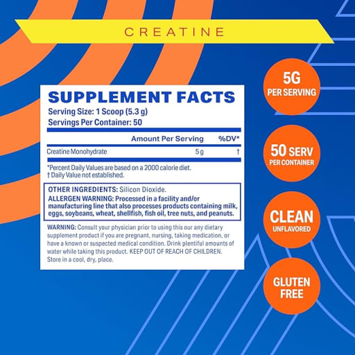 Creatine Monohydrate (Unflavored)