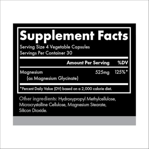 Magnesium Glycinate 525mg