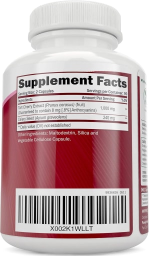 Tart Cherry Extract with Celery Seed