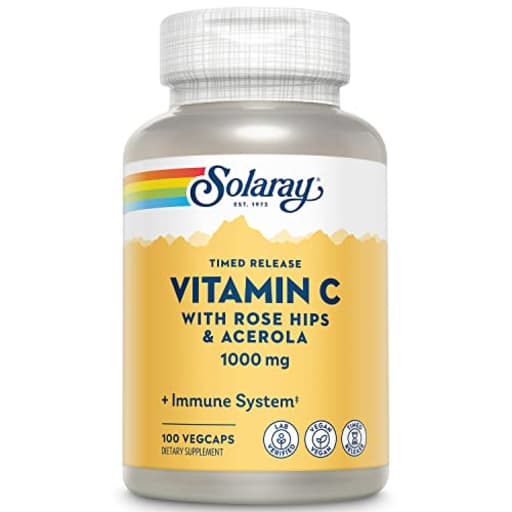 Timed Release Vitamin C with Rose Hips & Acerola 1000 mg