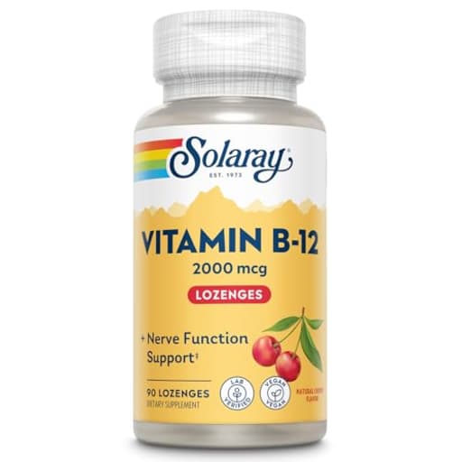 Vitamin B-12 Lozenge 2000 mcg Natural Cherry Flavor