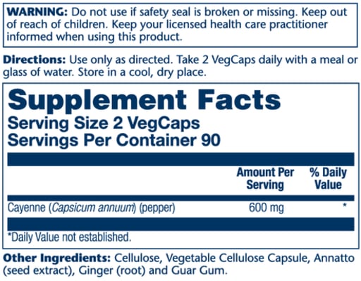 Cayenne 515 mg