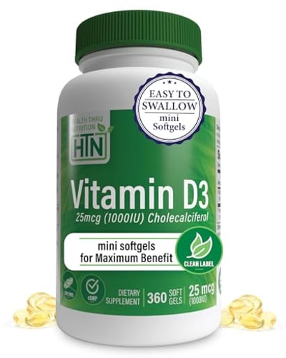Vitamin D3 25 mcg (1000 IU)