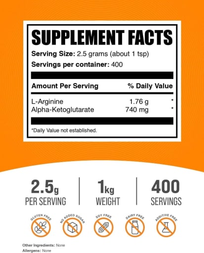 AAKG (L-Arginine Alpha-Ketoglutarate)