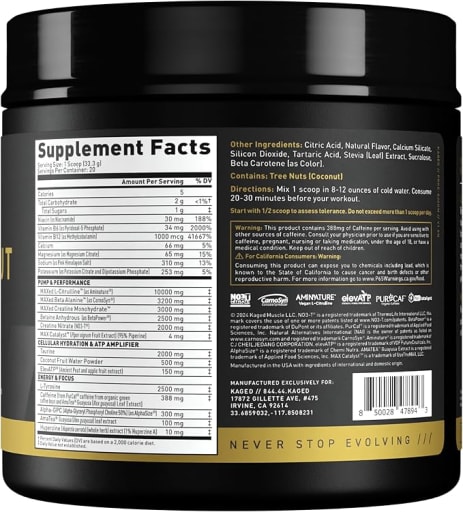 Pre-Workout Elite Series (Orange Mango)