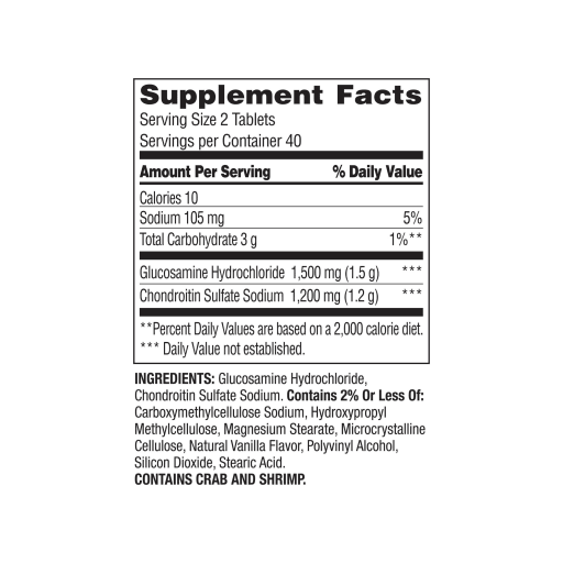 Triple Strength Glucosamine Chondroitin