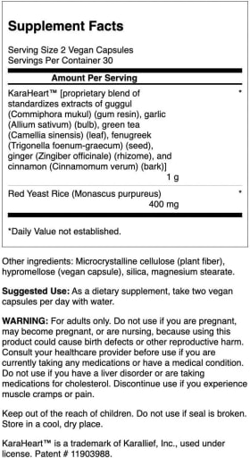 Red Yeast Rice Cholesterol Support