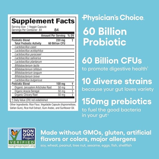 Probiotics 60 Billion CFU