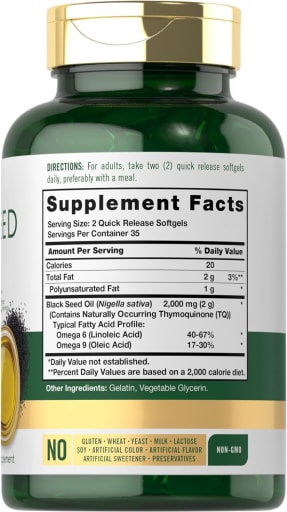 Black Seed Oil 2000MG