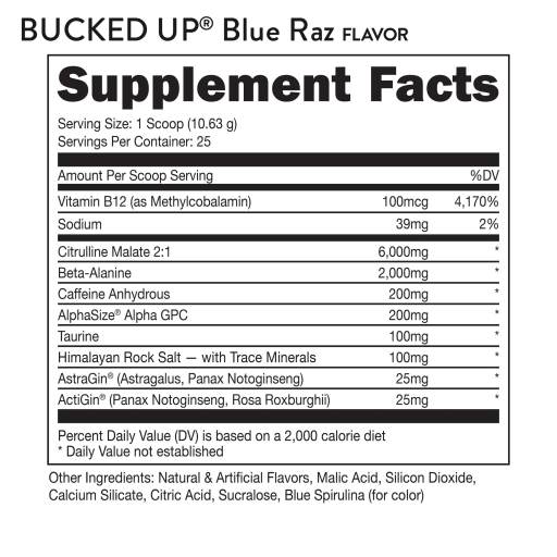 Pre-Workout (Blue Raz)