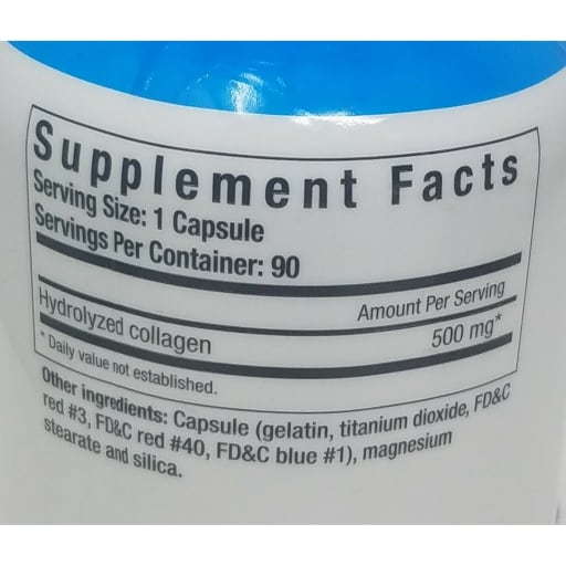 Hydrolyzed Collagen 500mg