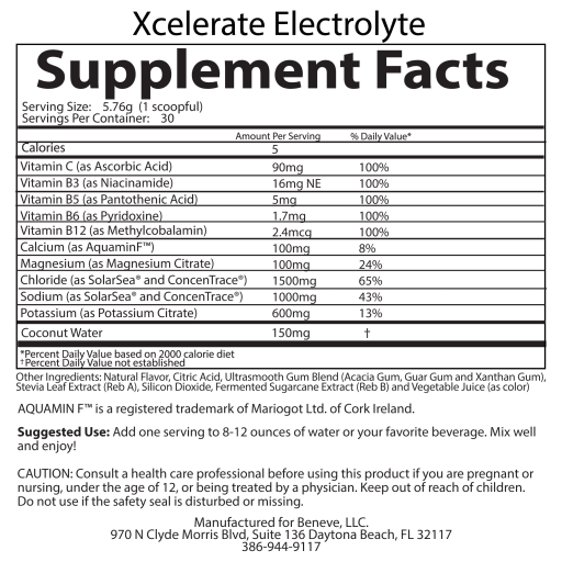 Xcelerate Electrolytes