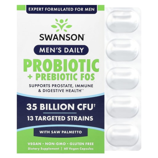 Men's Daily Probiotic + Prebiotics FOS