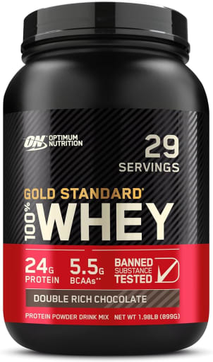Gold Standard 100% Whey Protein Powder (Double Rich Chocolate)