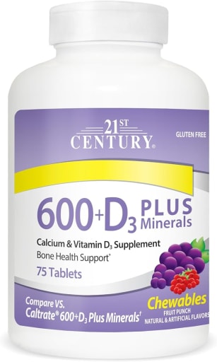 Calcium 600mg + Vitamin D + Minerals