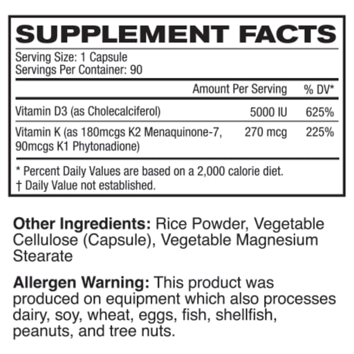 Vitamin D3+K