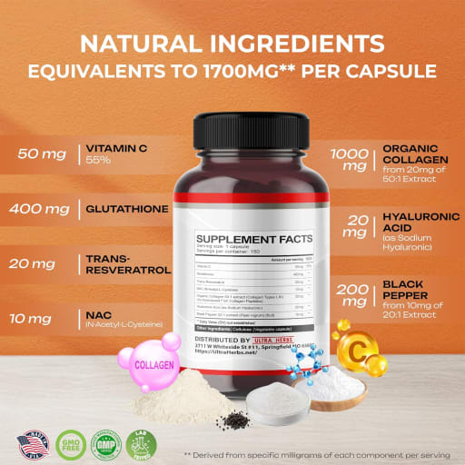 Glutathione Resveratrol + NAC 7 In 1