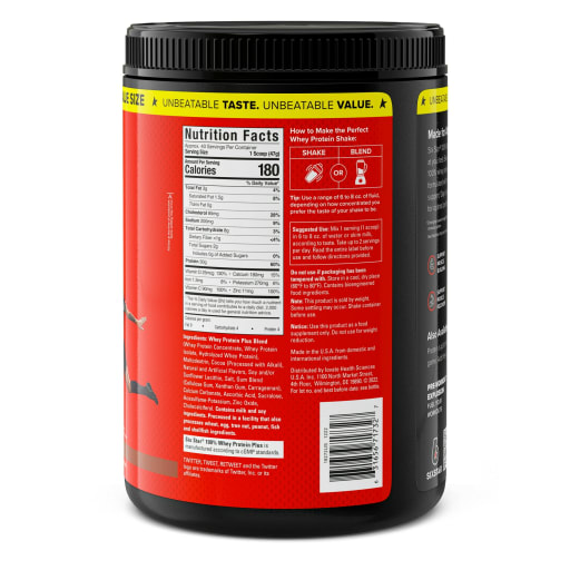 100% Whey Protein Plus Triple Chocolate