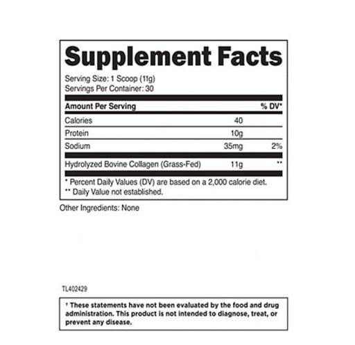 Grass-Fed Collagen Peptides 10 g (Unflavored)