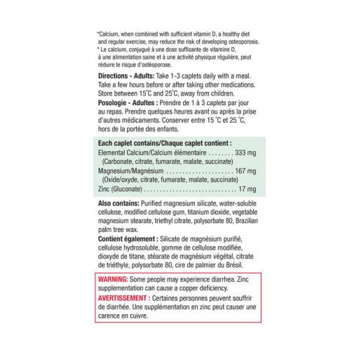 Calcium Magnesium + Zinc