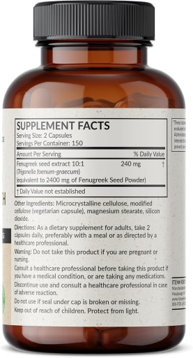 Fenugreek Extra Strength 2400 MG