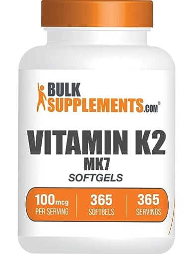 Vitamin K2 MK7 Softgels 100 mcg