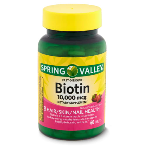 Fast-Dissolve Biotin 10000 mcg (Strawberry)