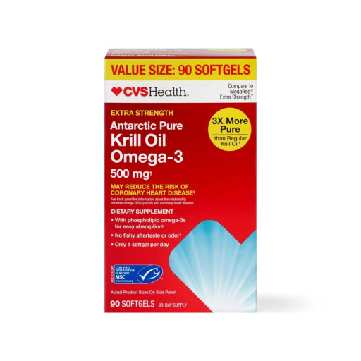 Extra Strength Antarctic Pure Krill Oil Omega-3 500mg